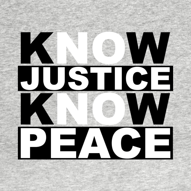 know justice no peace by polisci